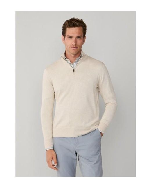 Pull Zip Hackett pour homme en coloris Gray