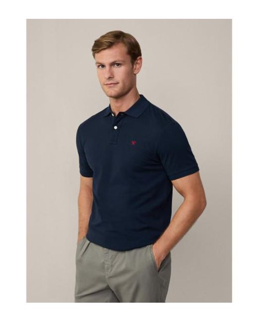 Polo Piqué Slim Hackett pour homme en coloris Blue
