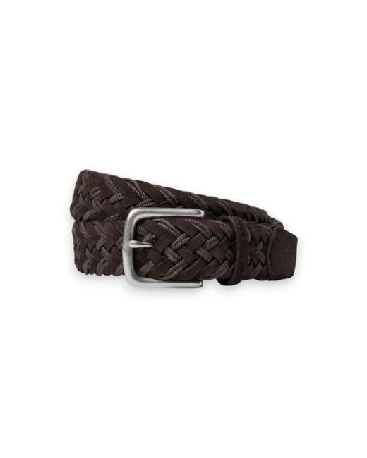 Ceinture En Cuir Tressé Hackett pour homme en coloris Black