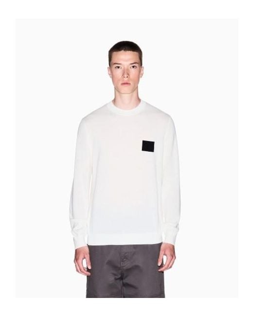 Pull Uni ARMANI EXCHANGE pour homme en coloris White