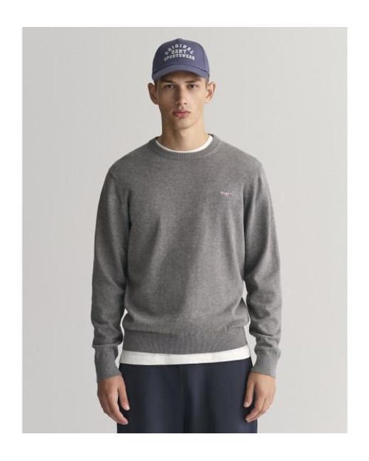 Pull À Col Roulé En Coton Classique Gant pour homme en coloris Gray