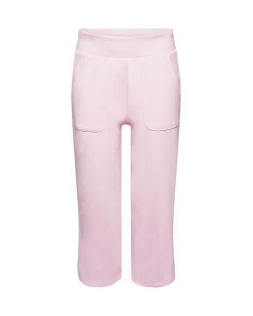 Esprit Cropped joggingbroek in het Roze | Lyst BE