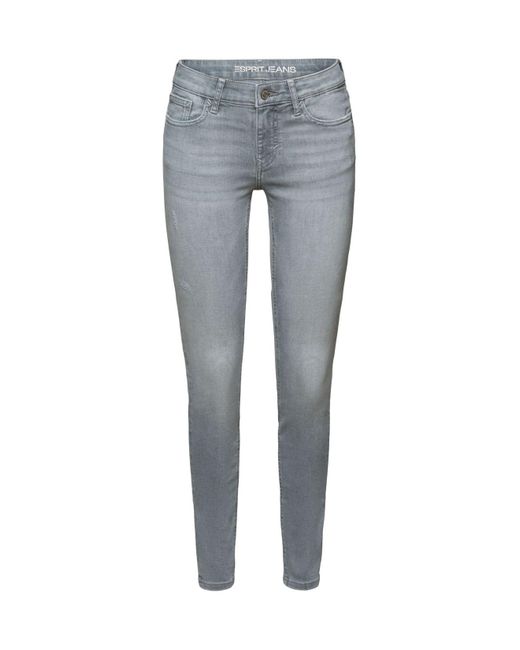 Esprit Mid Skinny Jeans in het Gray
