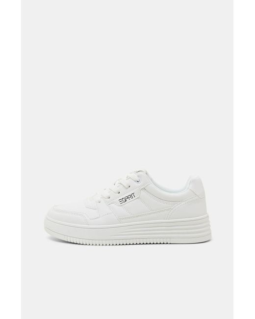 Esprit White Sneakers aus veganem Leder