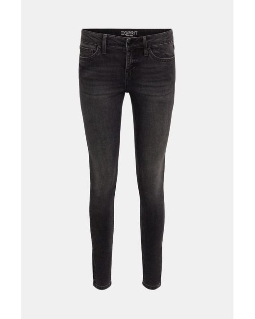 Esprit Black Enge Jeans mit niedrigem Bund