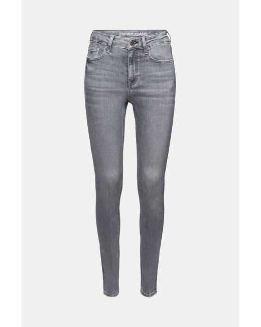 Esprit High Rise Skinny Jeans in het Gray