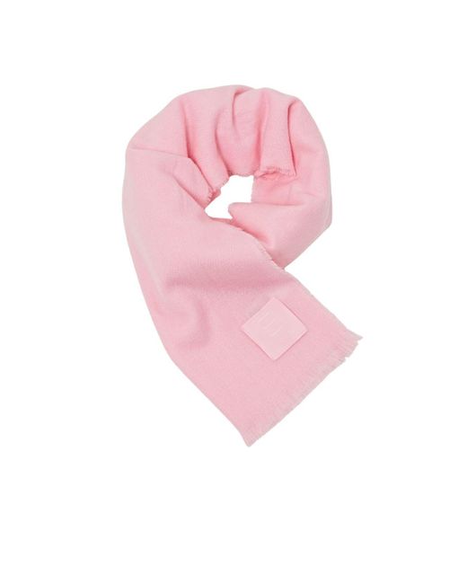 Esprit Sjaal Van Een Geruwde Wolmix in het Pink