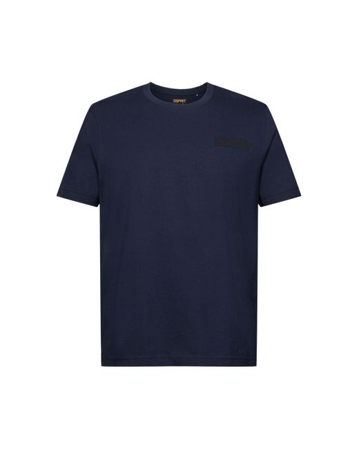Esprit Grafisch T-shirt Van Katoen-jersey in het Blue voor heren