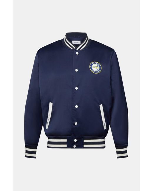 Esprit Collegejacke College-Jacke mit Logo in Blue für Herren