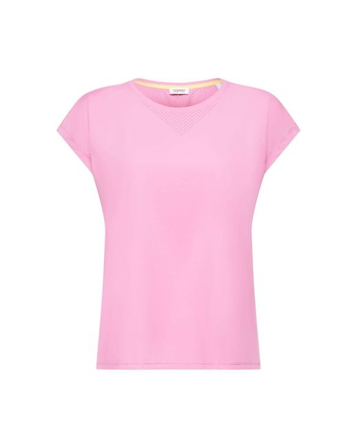 Esprit Sportief T-shirt Met Korte Mouwen in het Pink