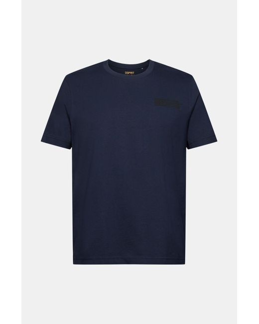 Esprit Grafisch T-shirt Van Katoen-jersey in het Blue voor heren