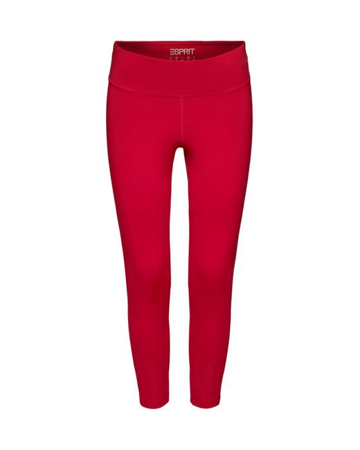 Esprit Sportieve Cropped Skinny legging in het Red