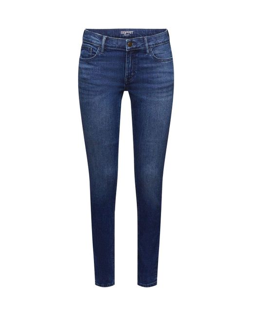Esprit Mid Rise Skinny Jeans in het Blue