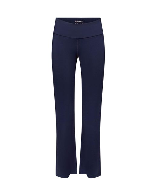 Pantalon de jogging en jersey de coupe évasée avec technologie E-Dry Esprit en coloris Blue