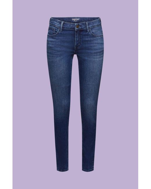 Esprit Blue Skinny Jeans mit mittlerer Bundhöhe