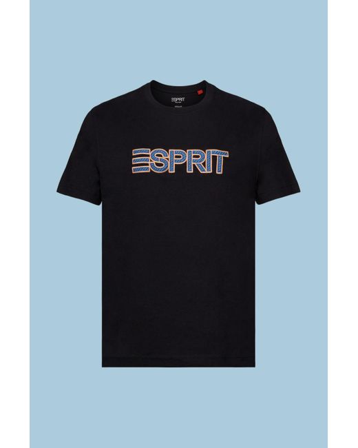 Esprit T-shirt Met Logo in het Black voor heren