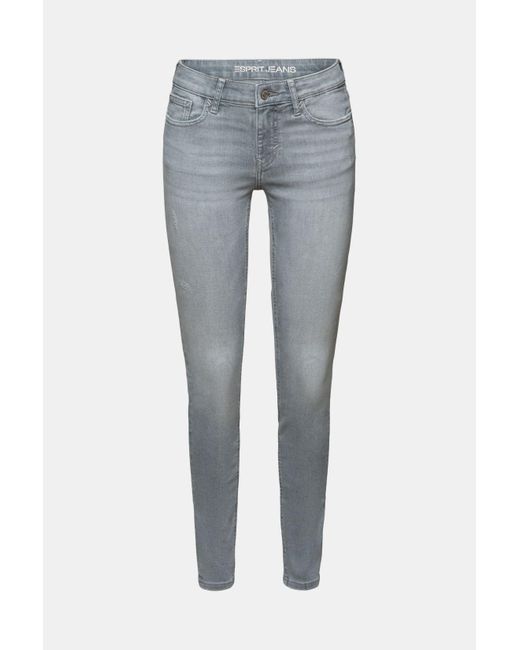 Esprit Mid Skinny Jeans in het Gray