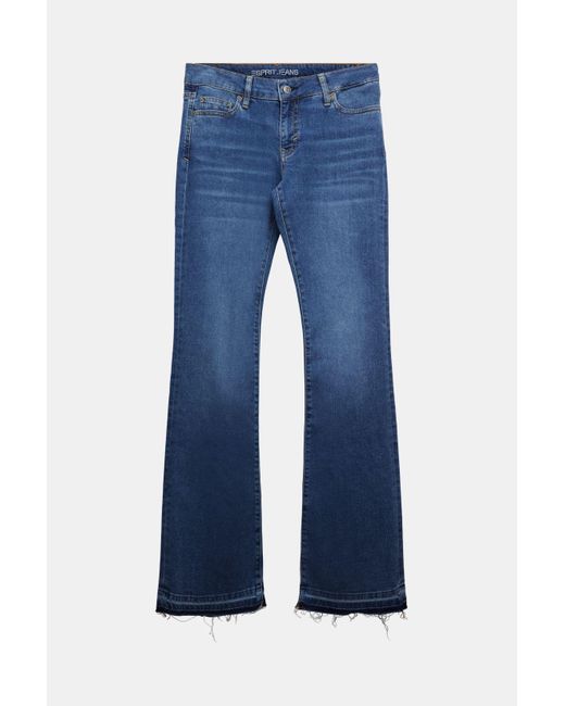 Esprit Blue Bootcut Jeans mit mittelhohem Bund