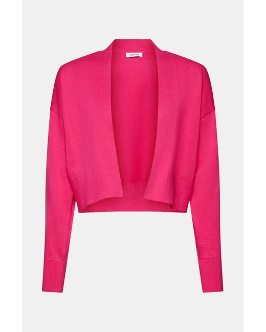 Esprit Pink Cardigan in offenem Design