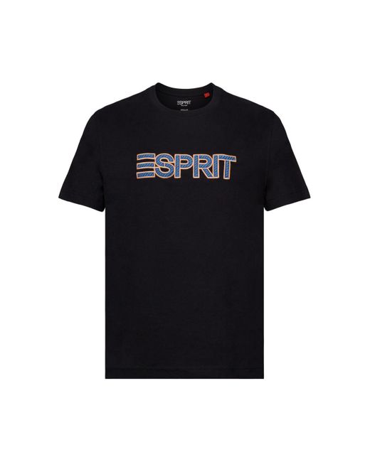 Esprit T-shirt Met Logo in het Black voor heren