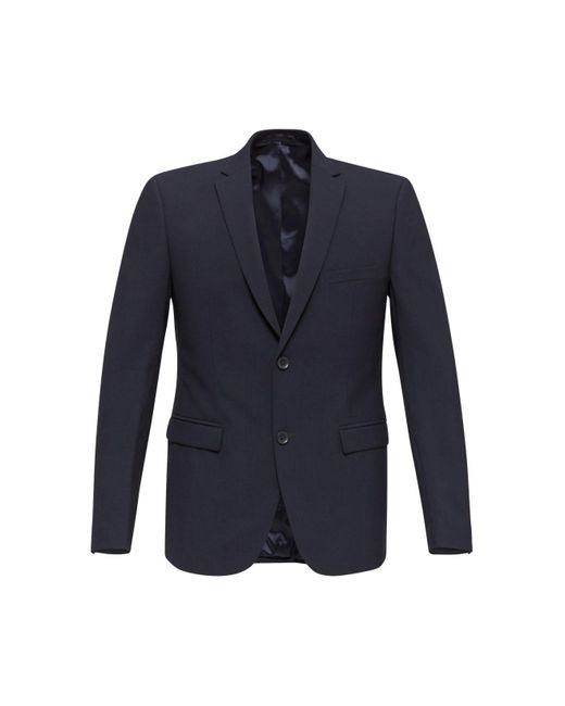 Veste en laine mélangée Active Suit Esprit pour homme en coloris Blue