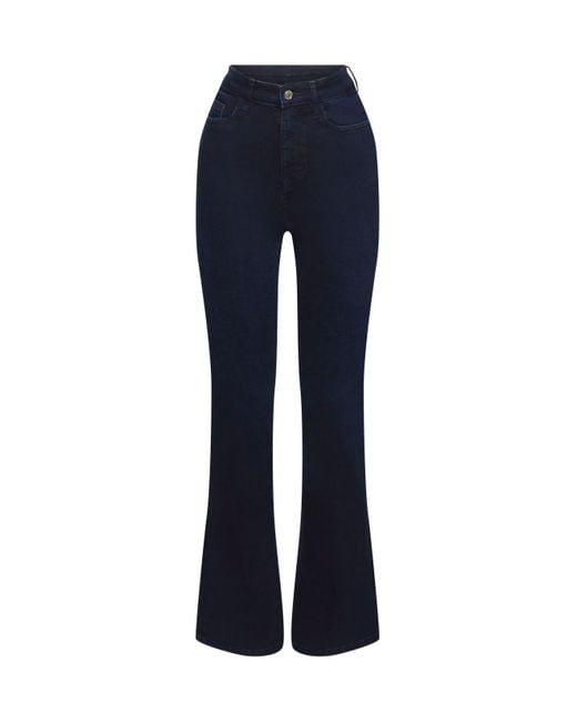Esprit Blue Racer-Bootcut-Jeans mit besonders hohem Bund
