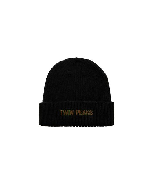 Undercover Black Twin Peaks Beanie for men