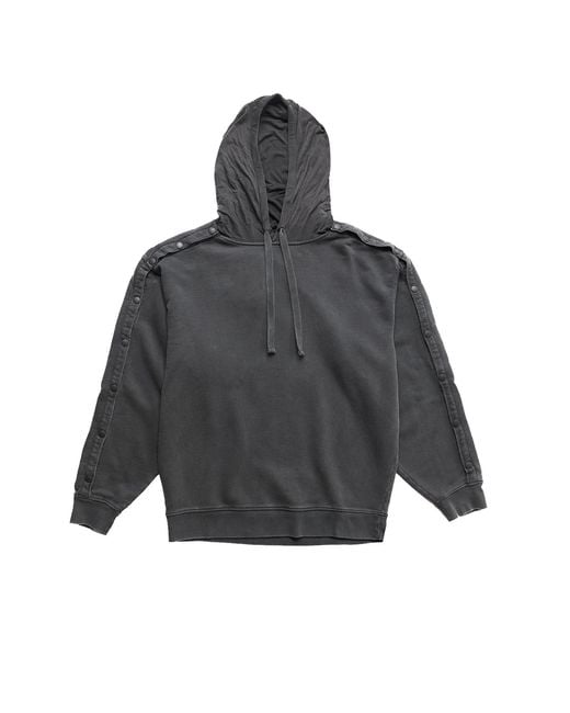 Y. Project Gray Snap Insert Hoodie for men