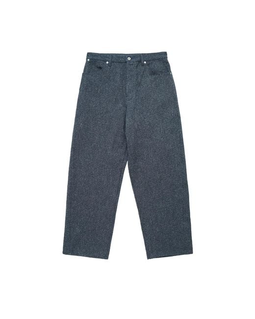 Jil Sander Blue Relaxed Denim Trouser for men
