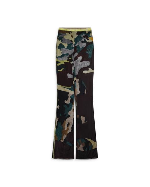 OTTOLINGER Black Morph Camo Mesh Pants for men
