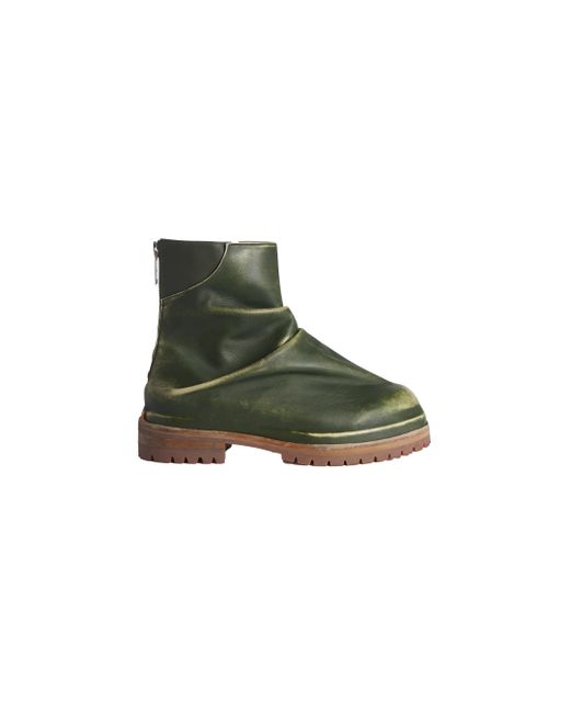 424 Green Marathon Boots Distressed for men