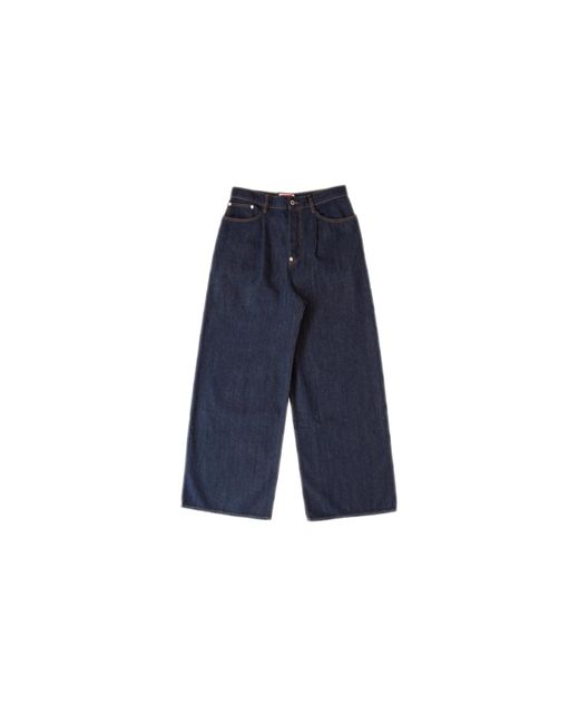 KENZO Blue Buggy Fit Jeans for men