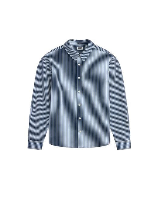 KROST Blue 3D Striped Shirt for men