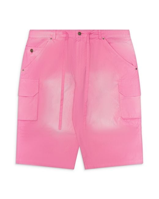424 Pink Cargo Bermuda for men