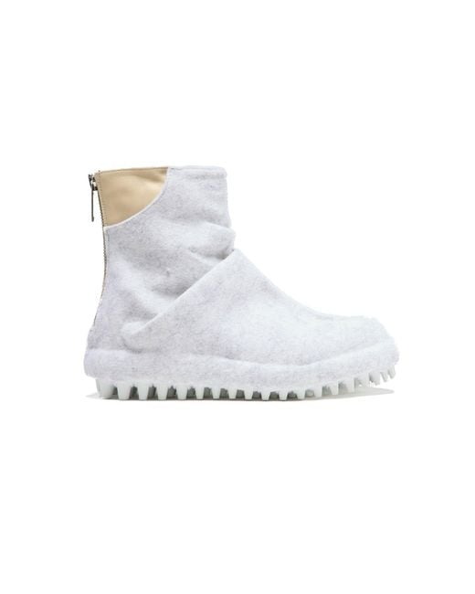 424 Black Felt Miner Boot for men