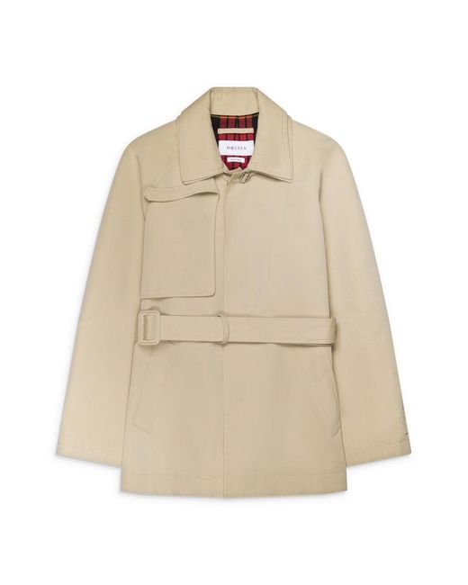 McQueen Natural Belted Jacket Pale for men