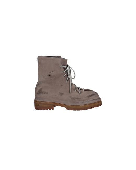 424 Brown Laced Up Marathon Boot Dusty Nude for men