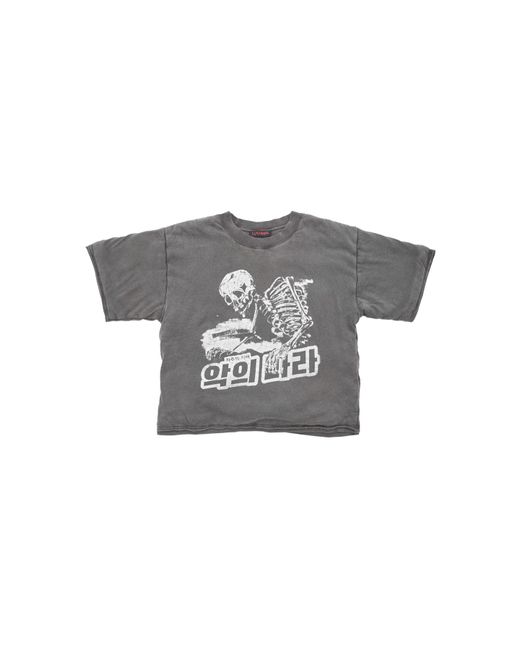 Lu'u Dan Gray Reaper Rampage Wadded Tee for men