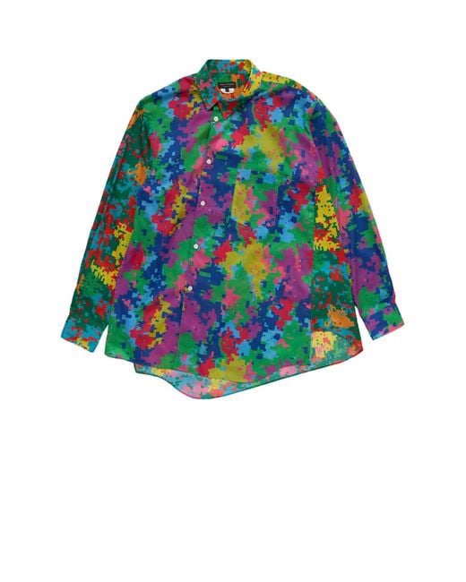 Comme des Garçons Men's Cdg Homme Plus Lawn Camo Print