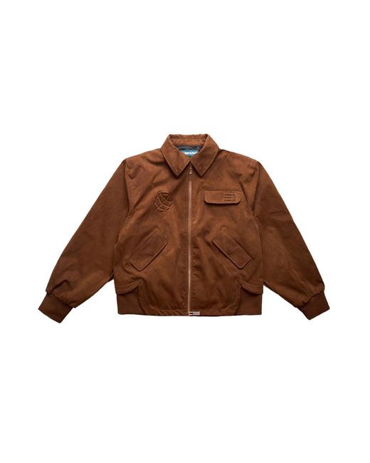 NAMESAKE Brown Ross Stained Blouson Jacket for men