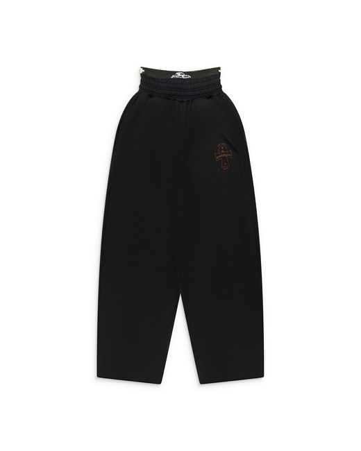 PROTOTYPES Black Waistband Sweatpants for men