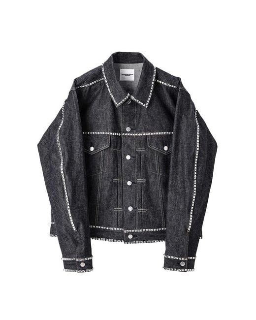 The Soloist Black Tracker Jacket.(Studs) for men