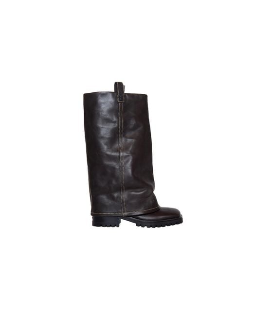 Acne Black Bahara High Boot for men