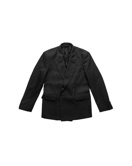 Second Layer Black Pico Blazer for men