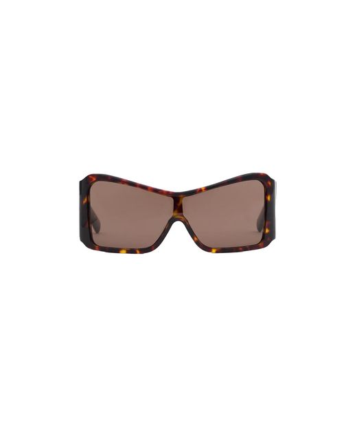 VAQUERA Brown Shield Sunglasses for men