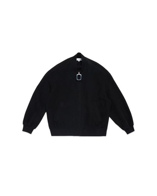 J.W. Anderson Black Puller Oversized Bomber Jacket for men