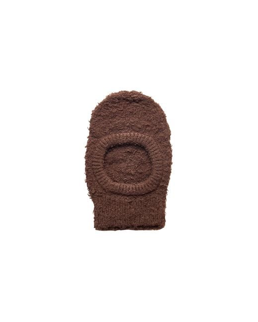 NAMACHEKO Brown Furry Balaclava