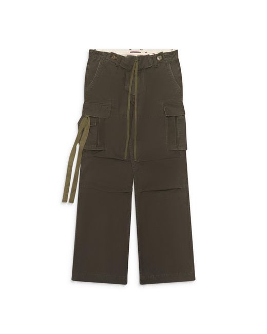 Raimundo Langlois Green Double Fly Cargo Pant for men