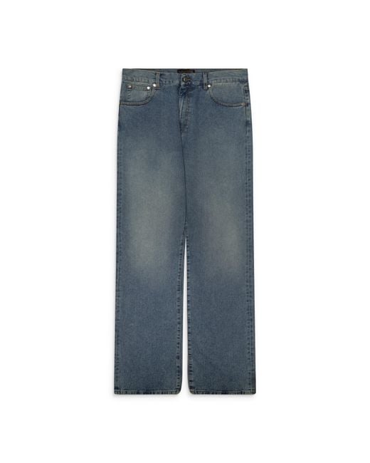 424 Blue Loose Fivepocket for men