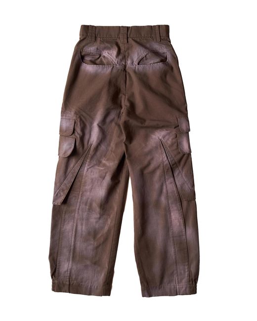 NAMESAKE Brown Exel Sprayed Cargo Pants for men